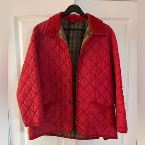 Women's Quilted Red Jacket